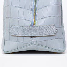 Load image into Gallery viewer, Adele Matt Crocodile skin Top-handle handbag