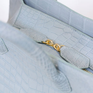 Adele Matt Crocodile skin Top-handle handbag